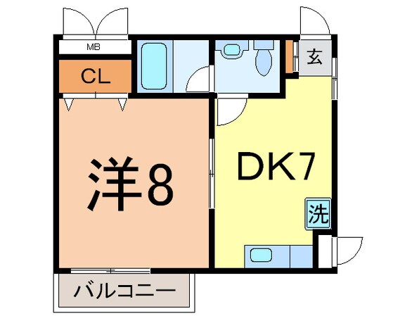 シャンリビエールの物件間取画像